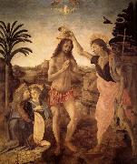 Andrea del Verrocchio Christ-s baptism china oil painting reproduction